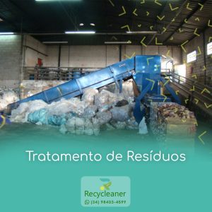 Aqui na Recycleaner realizamos o tratamento dos resíduos