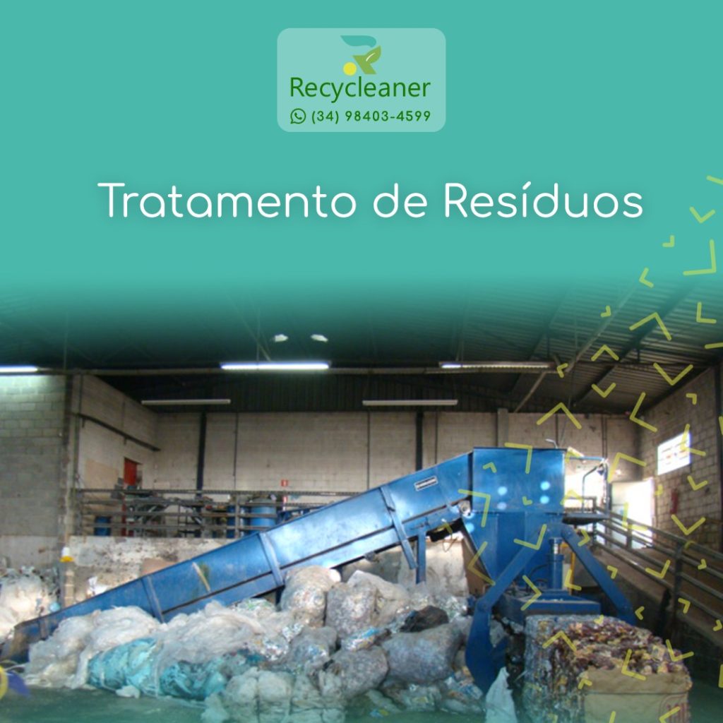 tratamento dos resíduos coletados