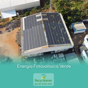 Atualmente, estamos implantando 2 mini usinas fotovoltaicas, a primeira já está produzindo com capacidade de gerar 18.000 W