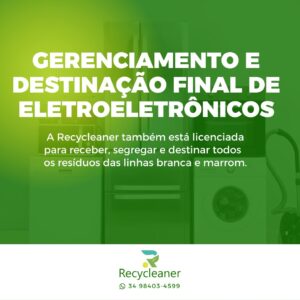 Gerenciamento e destinação final de residuos eletroeletrônicos